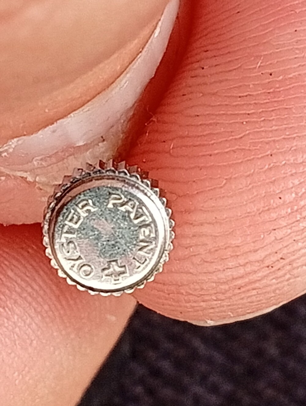 Rolex Bubbleback  Watch Crown - 'ROLEX' Marking